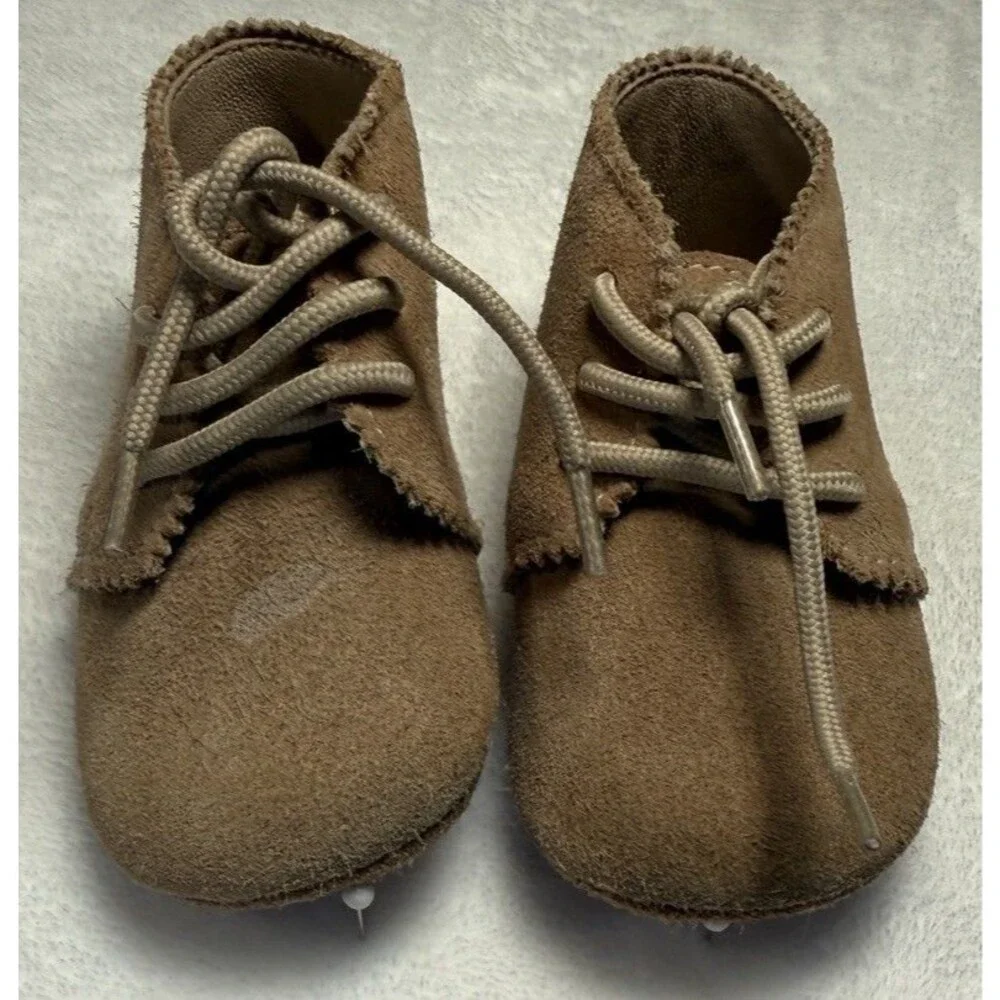 Elephantito Suede Baby Shoes Size 4US